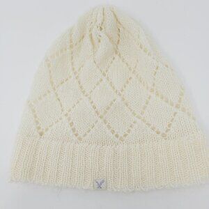 American Eagle Cream Knit Beanie